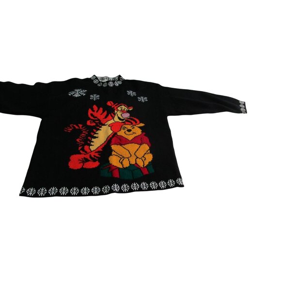 Vintage Winnie The Pooh Tigger Ugly Christmas Sweater Disney Lg GUC - Picture 6 of 16